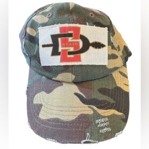 SDSU Camo Baseball Cap never worn